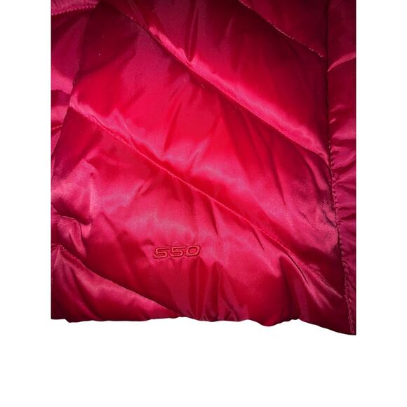 The North Face Aconcagua Vest Womens Lg 550 Goose Down Quilted Puffer Pink NWOT - Picture 3 of 6